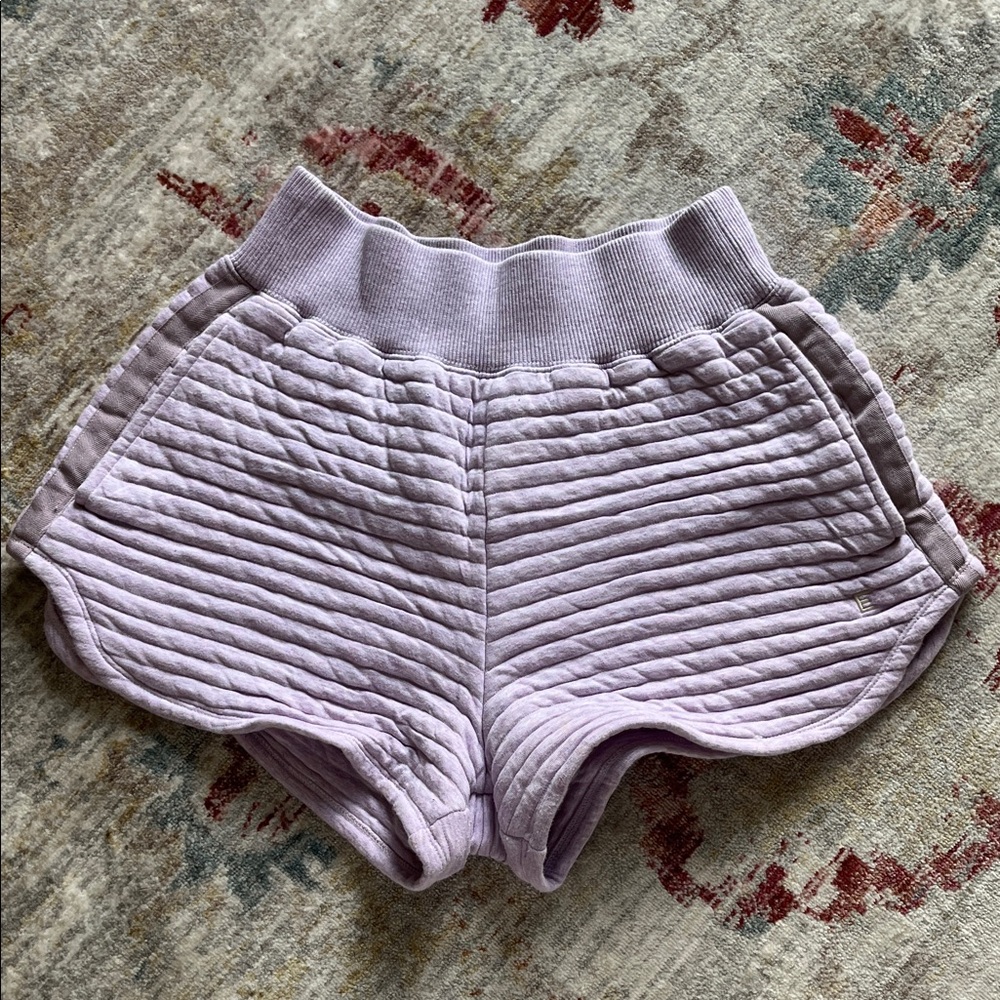 Everlane Lavender Knit Shorts